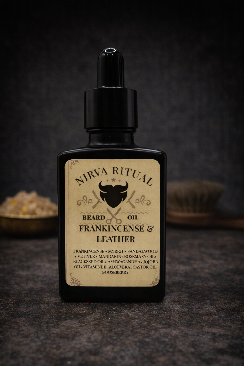 Beard Oil - Frankincense & Leather
