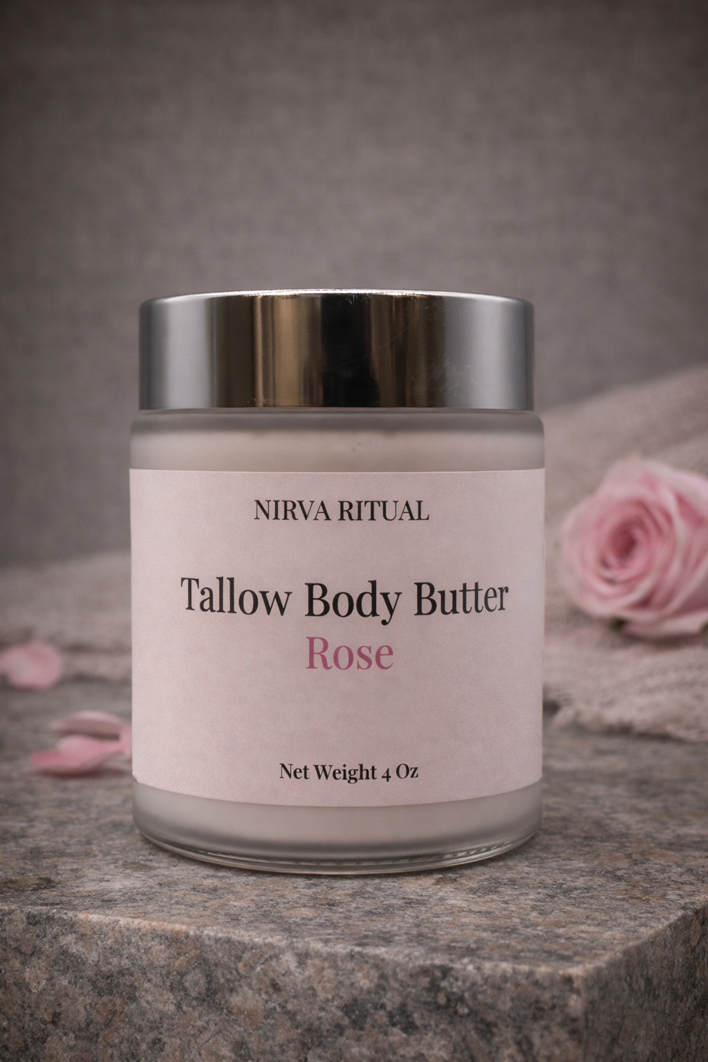 Beef Tallow Moisturizer - Rose